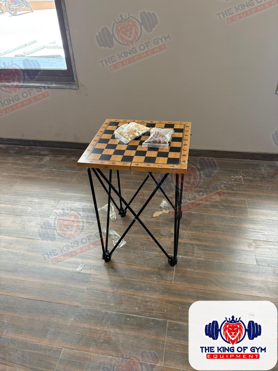 Chess board with stand